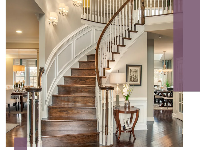 Изготовление лестниц под ключ в Находке — металлокаркас и отделка