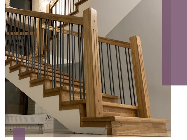 Реставрация деревянных и металлических лестниц в Находке