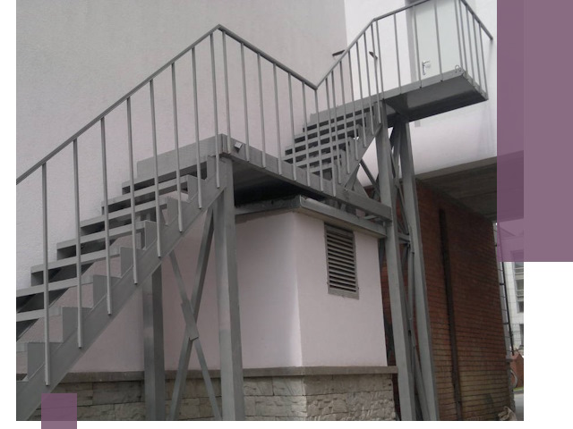 Монтаж пожарных лестниц под ключ в Находке с гарантией качества