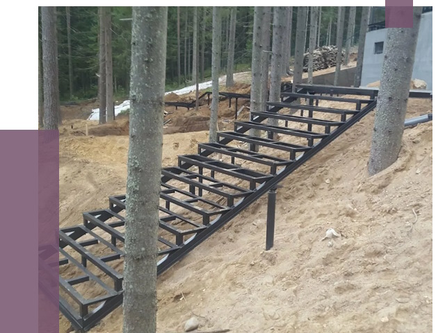 Монтаж металлических лестниц в Находке от 13667 руб. 