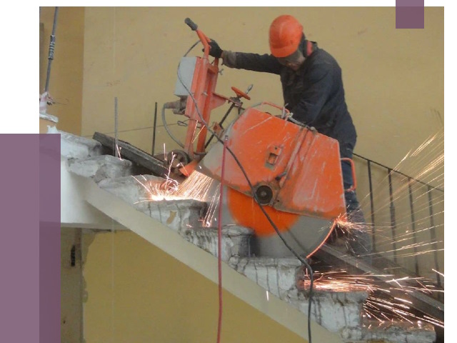 Демонтаж бетонных лестниц в Находке от 4642 руб. за м2 | ПРОЛЁТ-Нхд