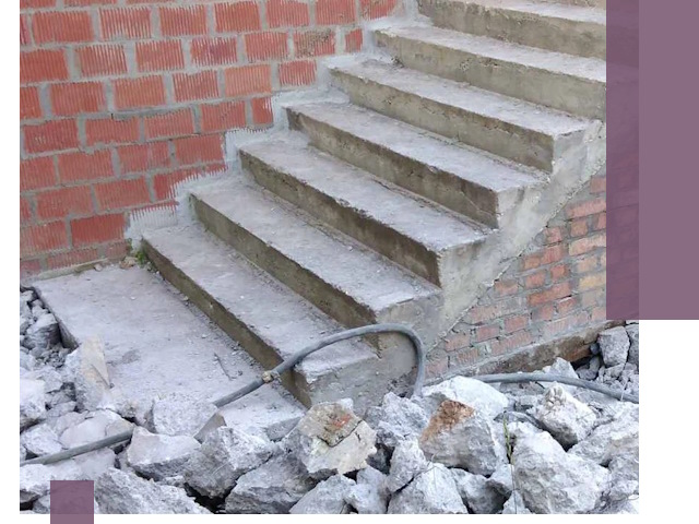 Демонтаж бетонных лестниц в Находке: быстро и безопасно