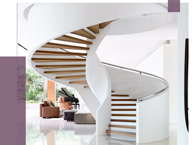 Винтовые лестницы в Находке под ключ от 48996 руб. | ПРОЛЁТ-Нхд