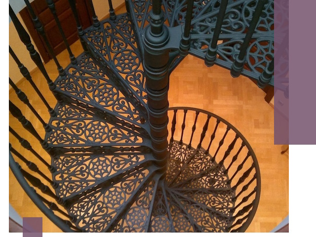 Винтовые лестницы под ключ в Находке: производство и монтаж