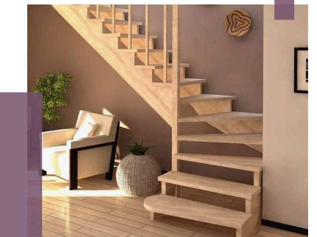 Изготовление Г-образных лестниц в Находке от 19083 руб. 