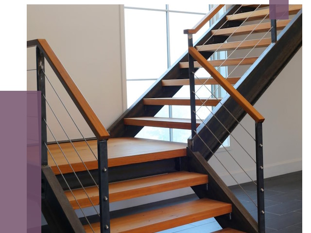 Изготовление лестниц на металлокаркасе в Находке от 19083 руб. | ПРОЛЁТ-Нхд