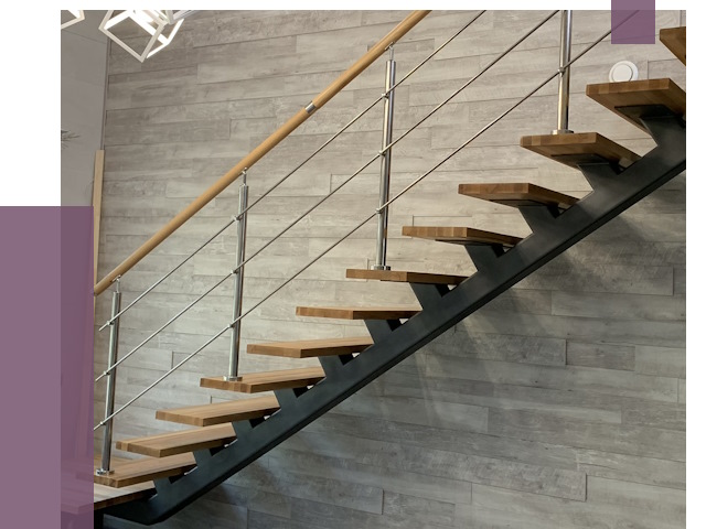 Изготовление лестниц на монокосоуре в Находке от 76847 руб. 