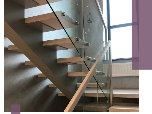 Изготовление лестниц на монокосоуре в Находке с монтажом и гарантией