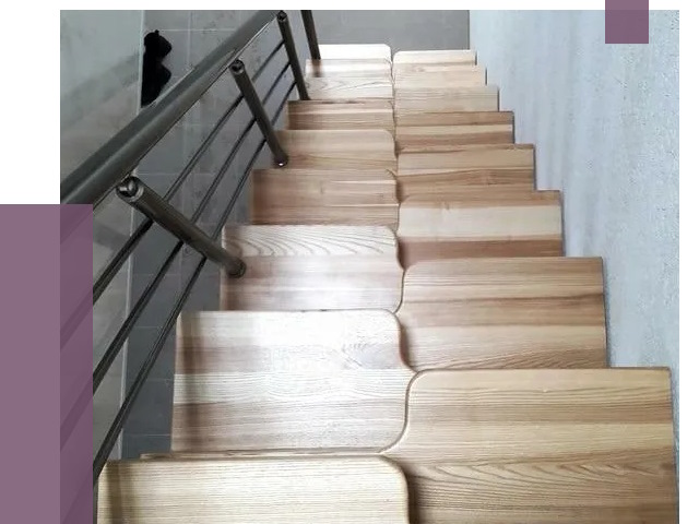 Лестницы гусиный шаг в Находке от 13152 руб. под ключ | ПРОЛЁТ-Нхд