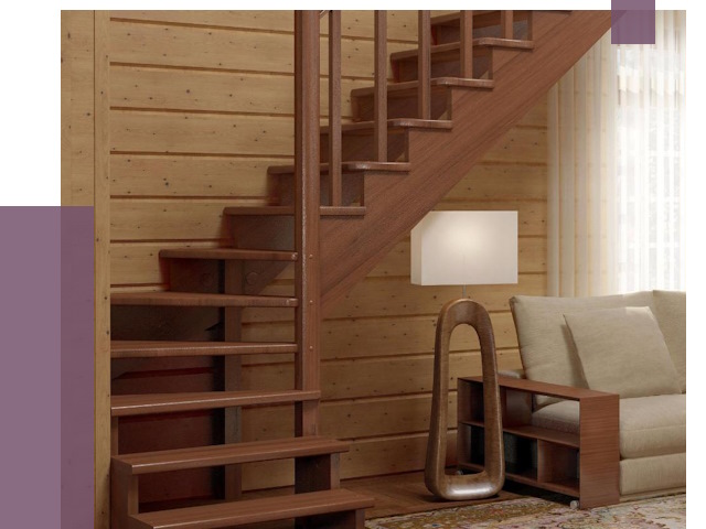 Лестницы эконом класса в Находке от 18412 руб. бюджетные решения