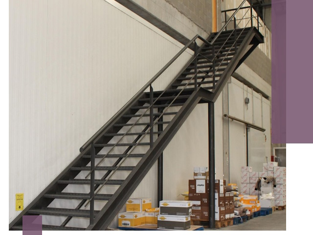 Лестницы для производства в Находке — изготовление и монтаж