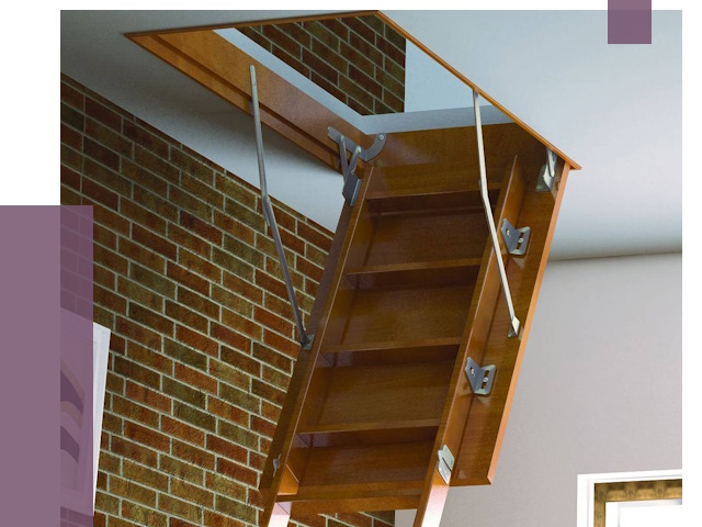 Установка чердачной лестницы в Находке от 7891 руб. | ПРОЛЁТ-Нхд