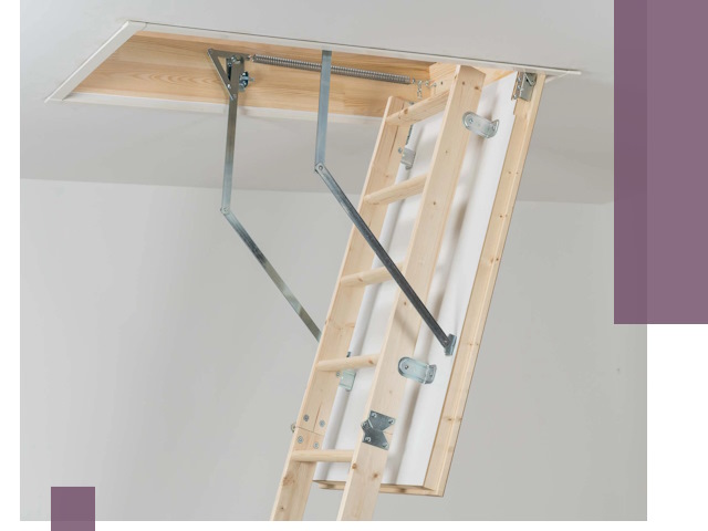 Установка чердачной лестницы под ключ в Находке