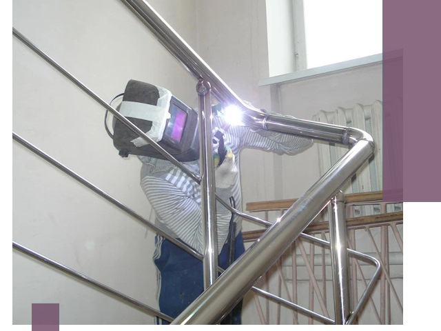 Монтаж перил и ограждений качественно в Находке