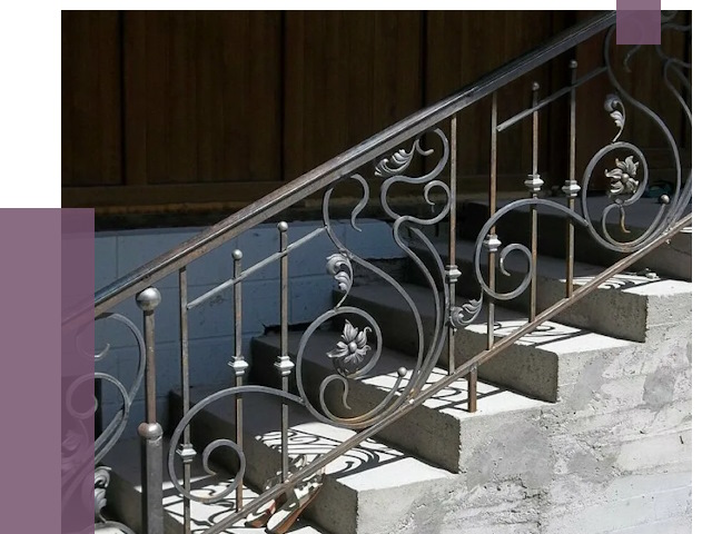 Кованые перила в Находке от 8768 руб. под ключ — качество от ПРОЛЁТ-Нхд