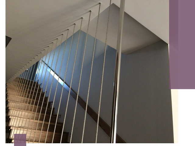 Тросовые перила под ключ в Находке — производство и монтаж