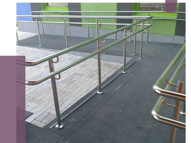 Ограждения пандусов в Находке от 4384 руб. монтаж | ПРОЛЁТ-Нхд