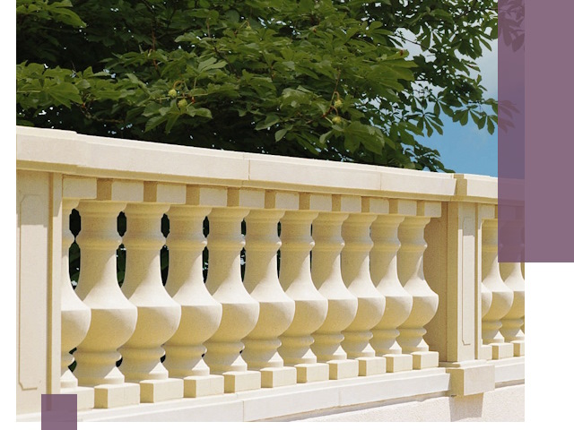 Установка балюстрады в Находке: изготовление и монтаж под ключ