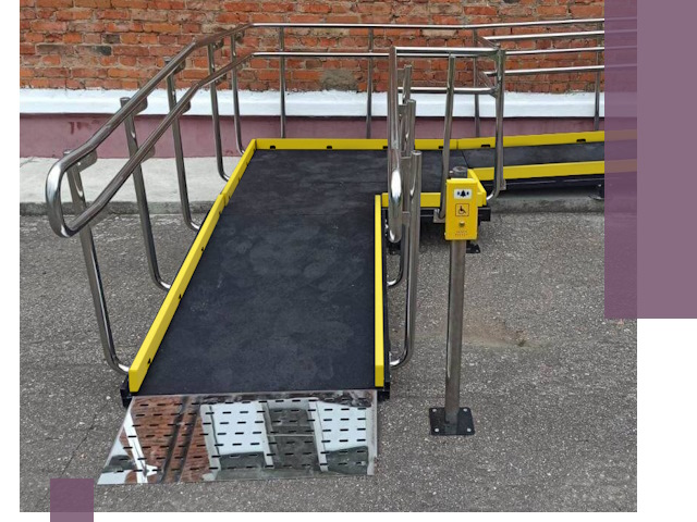 Изготовление наклонных пандусов для инвалидов в Находке