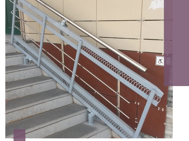 Изготовление откидных пандусов под ключ в Находке