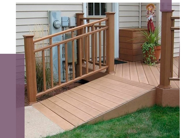 Пандус на крыльцо в Находке под ключ от 7839 руб. 