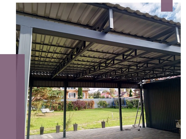 Монтаж навесов в Находке от 7427 руб. — установка навеса | ПРОЛЁТ-Нхд