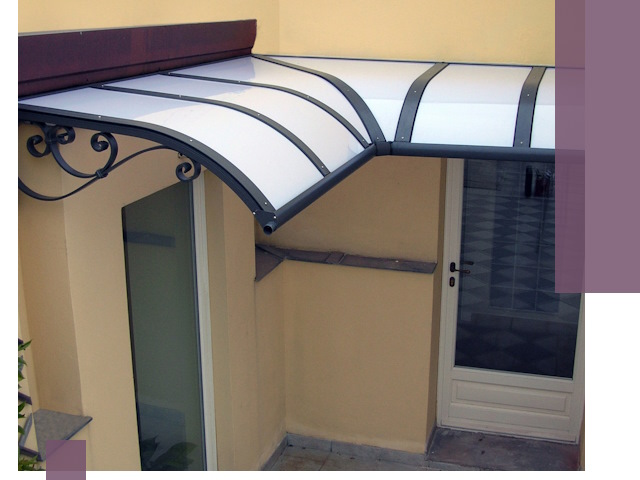 Монтаж козырьков любой сложности в Находке под ключ