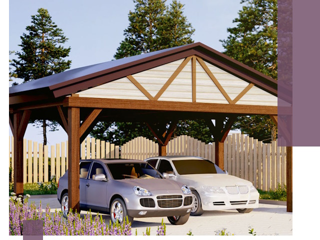 Навесы для автомобиля в Находке — изготовление и монтаж