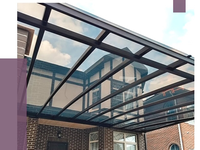 Навесы из поликарбоната в Находке от 8685 руб. под ключ — ПРОЛЁТ-Нхд