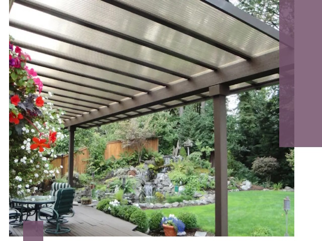 Навесы из поликарбоната под ключ в Находке быстро и надёжно