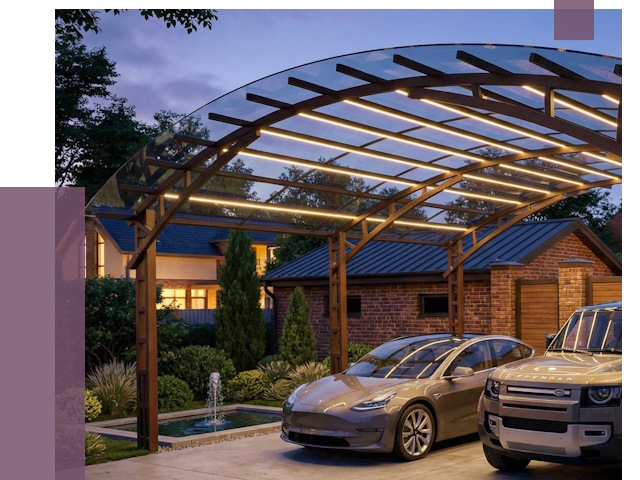 Металлические навесы в Находке от 12791 руб. под ключ — ПРОЛЁТ-Нхд