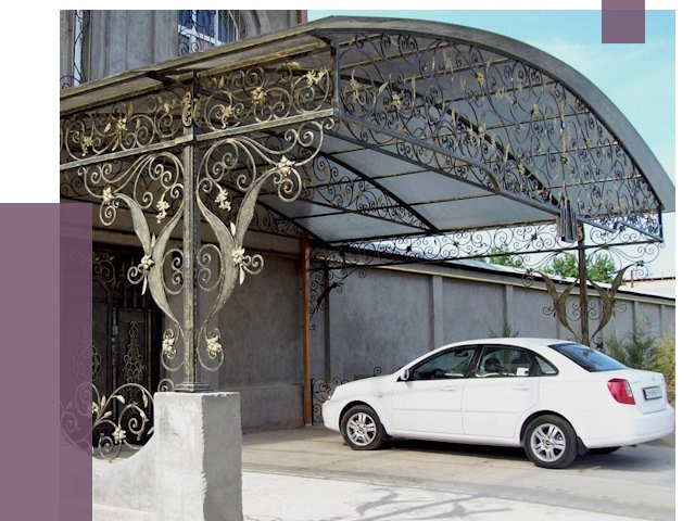 Кованые навесы в Находке от 14699 руб. | ПРОЛЁТ-Нхд
