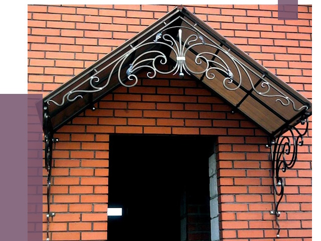 Металлические козырьки в Находке от 10779 руб. 