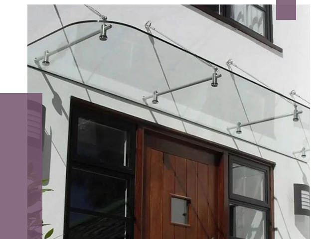 Стеклянные козырьки в Находке от 19083 руб. | ПРОЛЁТ-Нхд