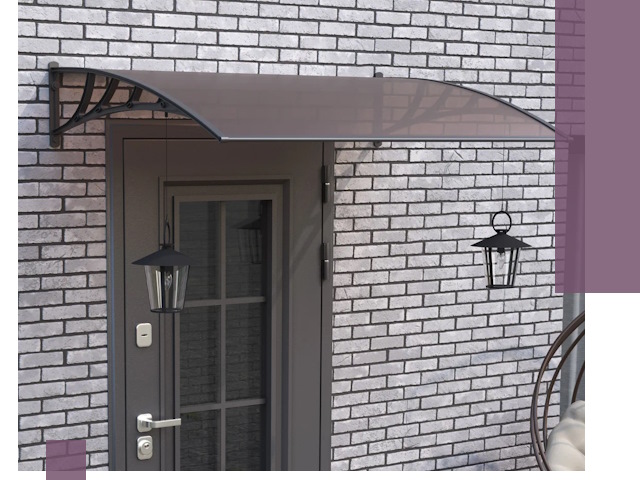 Недорогие козырьки и навесы под ключ в Находке