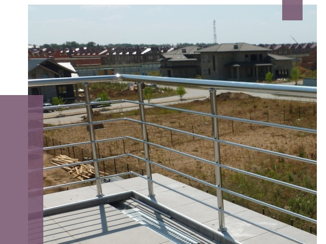 Парапеты из нержавеющей стали в Находке от 8046 руб. за м² | ПРОЛЁТ-Нхд