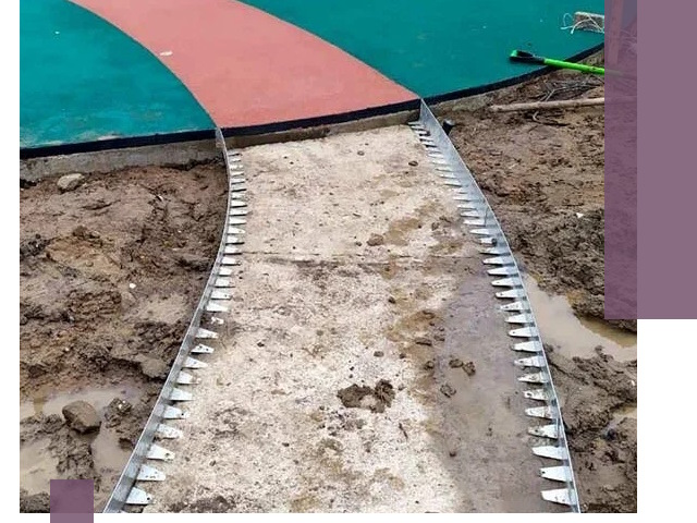 Металлические бордюры для дорожек в Находке — монтаж и изготовление