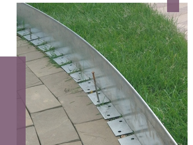 Металлические бордюры для тротуаров в Находке от 8768 руб.