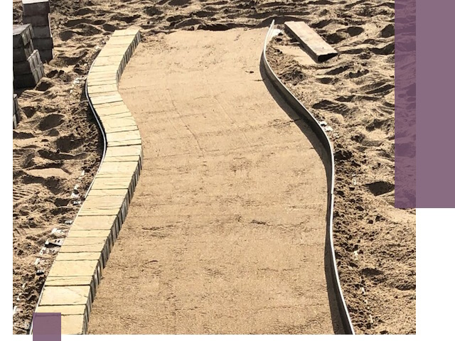 Металлические бордюры для тротуаров в Находке — прочные и долговечные