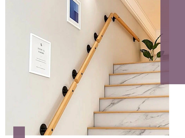 Поручни металлические и деревянные под ключ в Находке