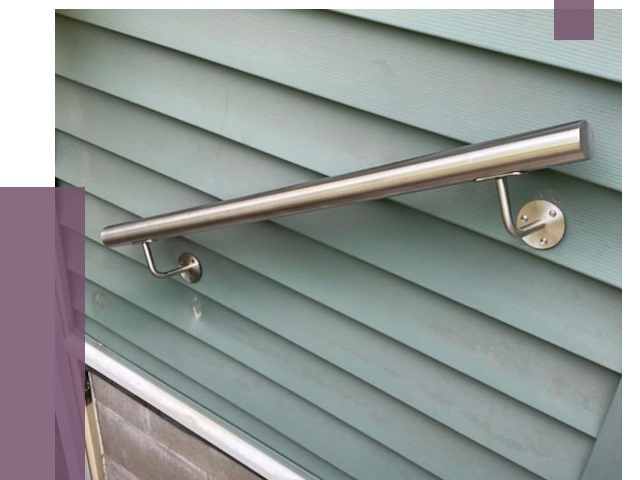 Поручни из нержавеющей стали в Находке от 7736 руб.  | ПРОЛЁТ-Нхд